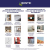 Colle - Mastic - Joint - Transparent - Multi-supports - Intérieur - Sans solvants - Bostik