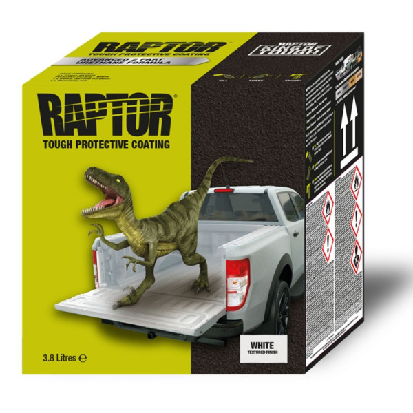 Kit de revêtement de caisse - Raptor Bedliner Teintable - Blanc - Bennes, voitures, remorques, bateaux