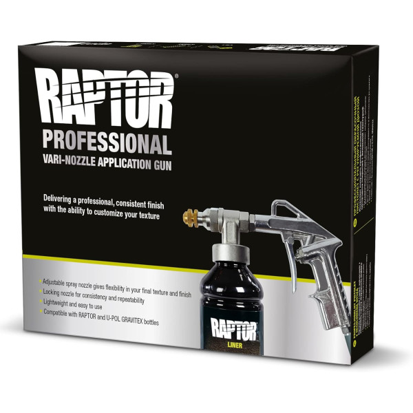 Pistolet de peinture - Buse ajustable - Application carrosserie - Raptor