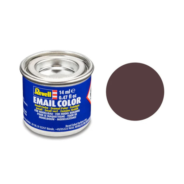 photo-Peinture émail - Brun cuir mat - RAL 8027 - Maquette - Modélisme - Revell - Pot 14ml