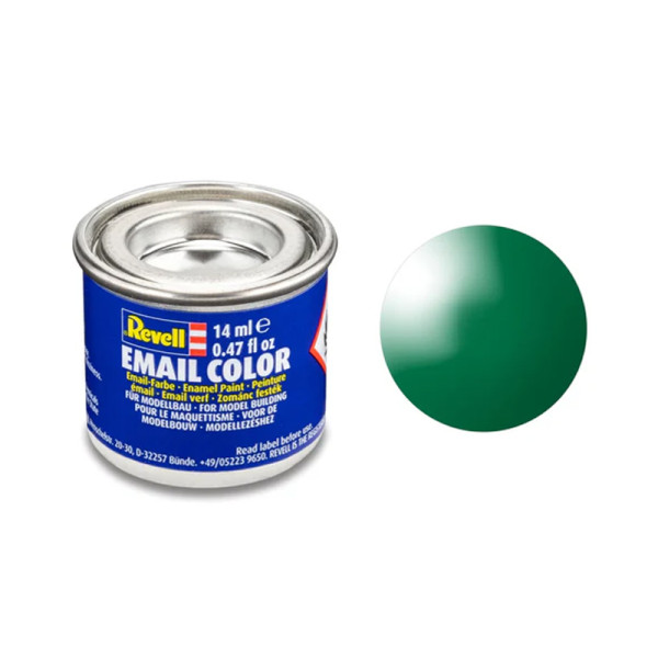 photo-Peinture émail - Vert émeraude - RAL 6029 - Maquette - Modélisme - Revell - Pot 14ml
