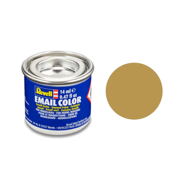 photo-Peinture émail - Jaune sable mat - RAL 1024 - Maquette - Modélisme - Revell - Pot 14ml