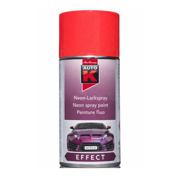 photo-Bombe de peinture - Rouge fluo - Carrosserie - Auto/Moto - Auto-K - 150ml