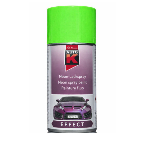 photo-Bombe de peinture - Vert fluo - Carrosserie - Auto/Moto - Auto-K - 150ml