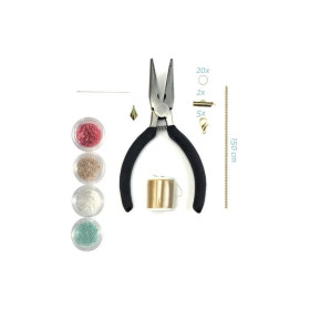 Jeu créatif - Bijoux à créer - Bracelets perles japonaises à tisser - Dès 10 ans - Loisirs créatifs