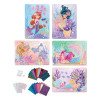 Jeu créatif - Mosaïques à coller - 5 tableaux sirènes - Dès 5 ans - Loisirs créatifs