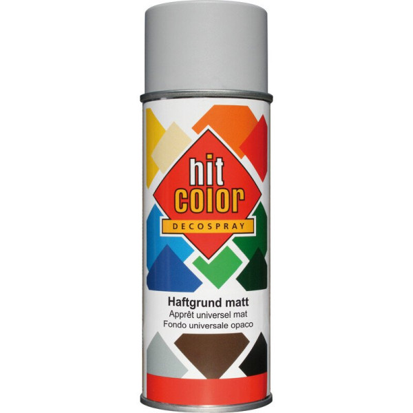 photo-Apprêt - Primaire d'accroche universel - Gris mat - Tous supports - Hit Color - 400ml