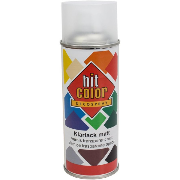photo-Vernis - Mat - Transparent - Universel - Tous supports - Hit Color - 400ml