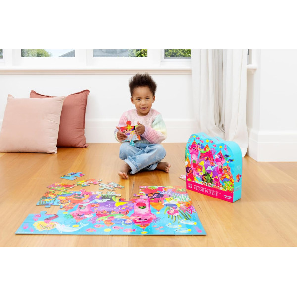 Puzzle - 36 pièces - Le palais des sirènes - Dès 3 ans - Crocodile Creek