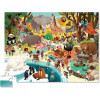 photo-Puzzle - 48 pièces - Une journée au zoo - Dès 4 ans - Animaux - Crocodile Creek