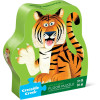 Puzzle - 36 pièces - Les animaux sauvages - Dès 3 ans - Tigre, lion, girafe - Crocodile Creek