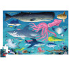 photo-Puzzle - 50 pièces - Le récif des requins - Dès 4 ans - Boîte en métal - Crocodile Creek