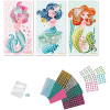 Jeu créatif - Mosaïques à coller - 3 tableaux sirènes - Dès 5 ans - Loisirs créatifs