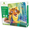 photo-Jeu créatif - Mosaïques à coller - 3 tableaux animaux de la jungle - Dès 5 ans - Loisirs créatifs