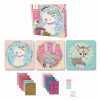 Jeu créatif - Mosaïques à coller - 3 tableaux animaux mignons - Dès 5 ans - Loisirs créatifs