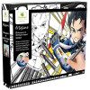 photo-Manga - Coffret de 8 marqueurs + 10 papier layout Manga - Dès 10 ans - Sycomore
