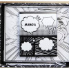 Manga - Coffret de 8 marqueurs + 10 papier layout Manga - Dès 10 ans - Sycomore