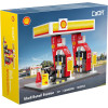 Maquette - Station service Shell - 305 pièces + 1 moto incluse - 19,5x11cm - CaDA