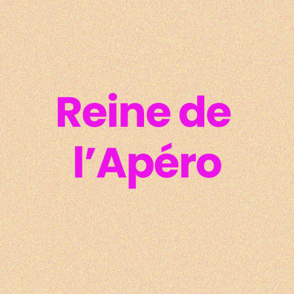 Chaussettes - Femme - Orange avec paillettes - Reine de l'apéro - Taille 36/42 - Humour - Cadeau