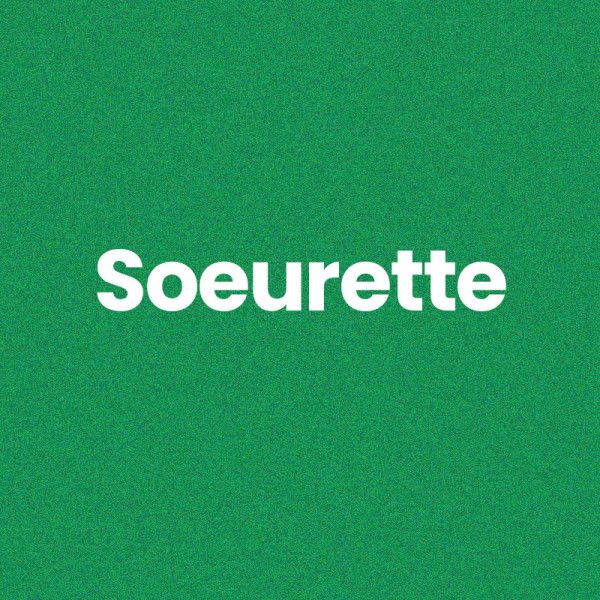 Chaussettes - Femme - Vert avec paillettes - Sœurette - Taille 36/42 - Humour - Cadeau