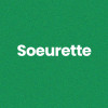 Chaussettes - Femme - Vert avec paillettes - Sœurette - Taille 36/42 - Humour - Cadeau