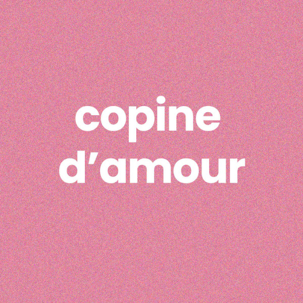 Chaussettes - Femme - Rose avec paillettes - Copine d'amour - Taille 36/42 - Humour - Cadeau