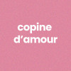 Chaussettes - Femme - Rose avec paillettes - Copine d'amour - Taille 36/42 - Humour - Cadeau
