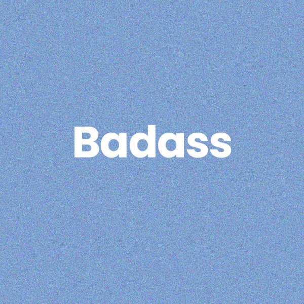 Chaussettes - Femme - Bleu avec paillettes - Badass - Taille 36/42 - Humour - Cadeau