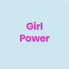 Chaussettes - Femme - Bleu avec paillettes - Girl Power - Taille 36/42 - Humour - Cadeau