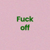Chaussettes - Femme - Rose avec paillettes - Fuck off - Taille 36/42 - Humour - Cadeau