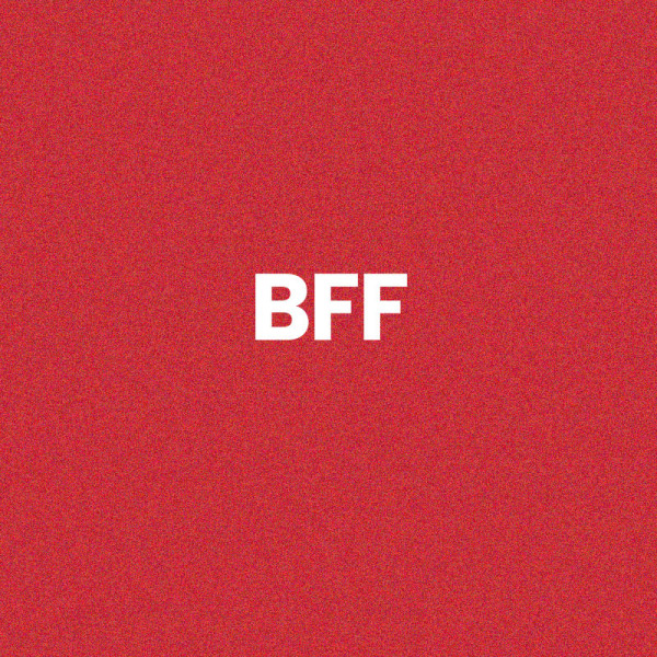 Chaussettes - Femme - Rouge avec paillettes - BFF - Taille 36/42 - Humour - Cadeau