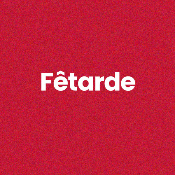 Chaussettes - Femme - Rouge avec paillettes - Fêtarde - Taille 36/42 - Humour - Cadeau