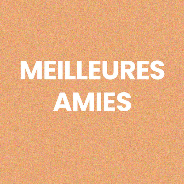 Chaussettes - Femme - Orange avec paillettes - Meilleures amies - Taille 36/42 - Humour - Cadeau