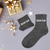 Chaussettes - Femme - Noir avec paillettes - Dream Team - Taille 36/42 - Humour - Cadeau