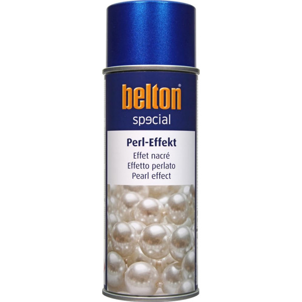 photo-Bombe de peinture - Effet nacré - Bleu pasadena - Décoration - Belton - 400ml