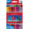 photo-Feutres - Coloriage - 20 couleurs pailletées - Double pointe fine + épaisse - Faber-Castell