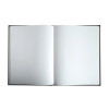 Livre d'or - 27x22cm - Grand format - Couverture rigide noir - 100 pages blanches - Exacompta