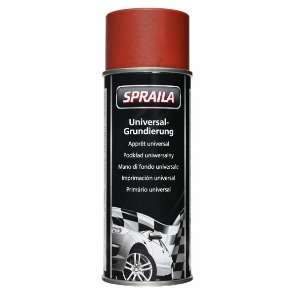 photo-Apprêt - Primaire d'accroche - Universel - Rouge - Mat - Tous supports - Spraila - 400ml