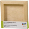 Tableau en bois - A décorer et personnaliser - 20x20x2cm - Loisirs créatifs