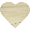 photo-Boîte cœur en bois - A décorer et personnaliser - 15x13x4cm - Loisirs créatifs