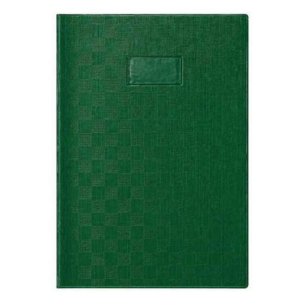 photo-Protège-cahier - Vert - A4 - 21x29,7cm - Plastique souple - Porte-étiquette