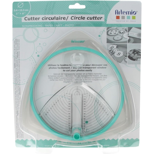 photo-Cutter circulaire - 26x4x30cm - 1 lame de rechange incluse - Loisirs créatifs - Artemio