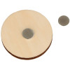 Magnets en bois - A décorer - 4,5cm diamètre - 10 pièces - Loisirs créatifs - Artemio