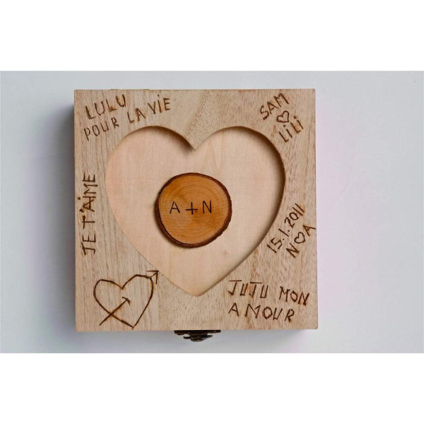 Rondelles de bois - 3 à 4 cm diamètre - 40 pièces - A décorer - Loisirs créatifs