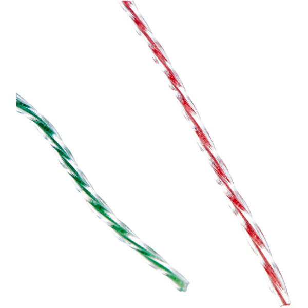 Fils pour scoubidous - Torsadé - Couleurs assorties - Plastique - 30 fils de 80cm - Artemio