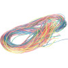 photo-Fils pour scoubidous - Couleurs assorties - Plastique - 30 fils de 80cm - Artemio