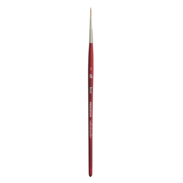 photo-Pinceau - Rond - Aquarelle - N°1 - Synthétique - Princeton - Velvetouch - Série 3950R