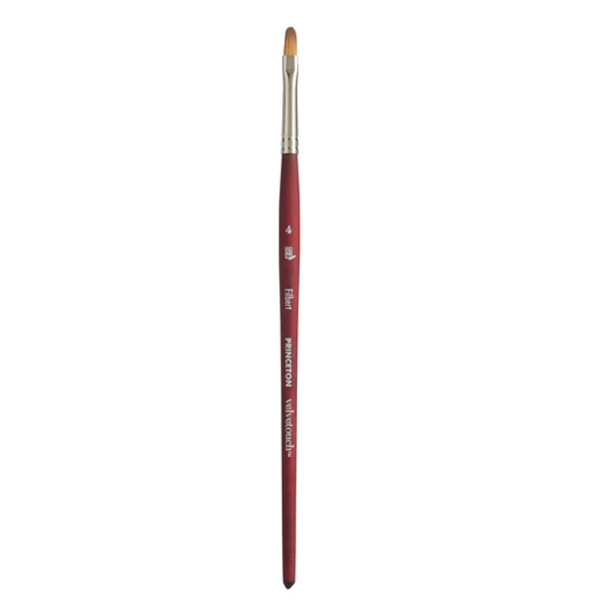 photo-Pinceau - Langue de chat - Toutes techniques - N°4 - Synthétique - Princeton - Velvetouch - Série 3950FB