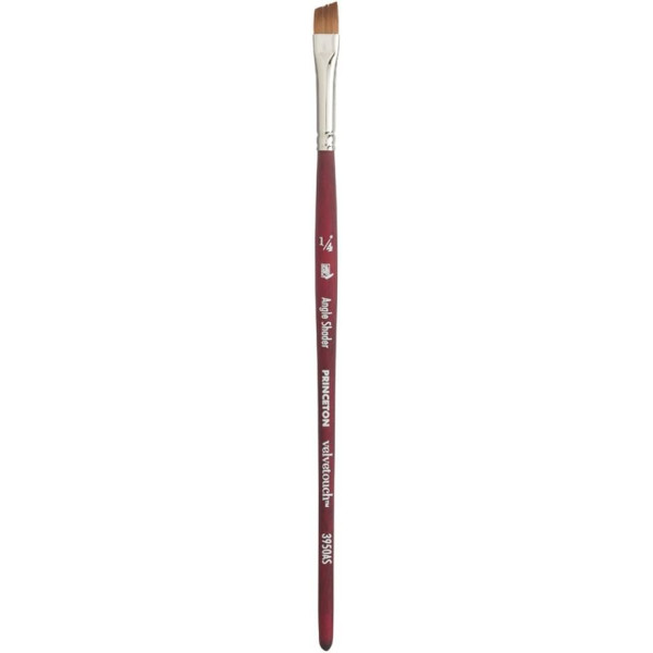 photo-Pinceau - Biseauté - Toutes techniques - N°1/4 - Synthétique - Princeton - Velvetouch - Série 3950AS