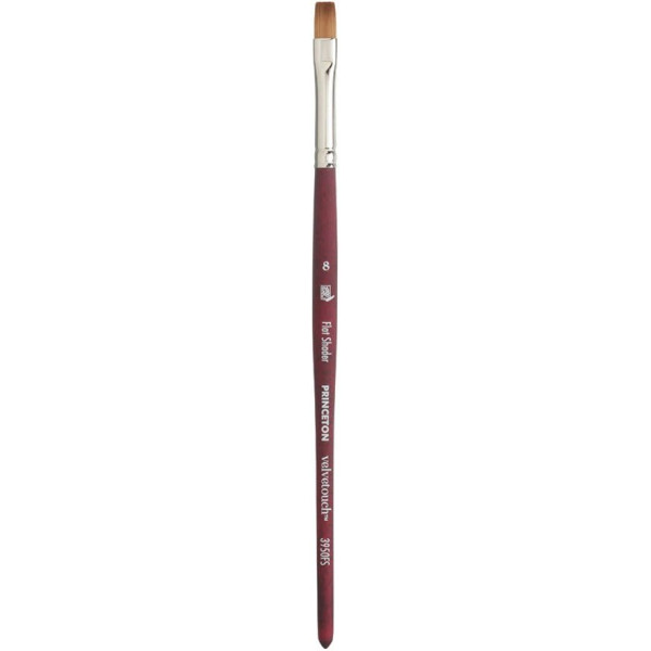 photo-Pinceau - Plat à ombrer - Toutes techniques - N°8 - Synthétique - Princeton - Velvetouch - Série 3950FS